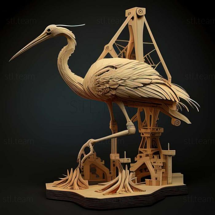 Animals crane